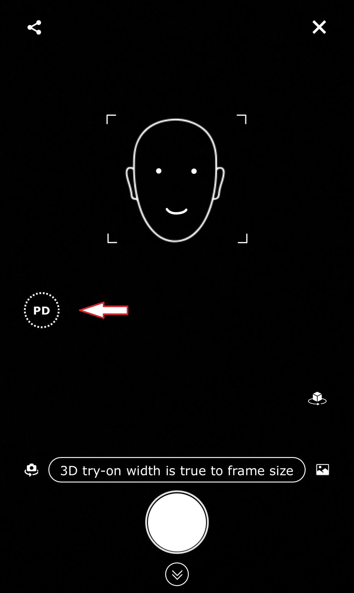 Press the PD icon